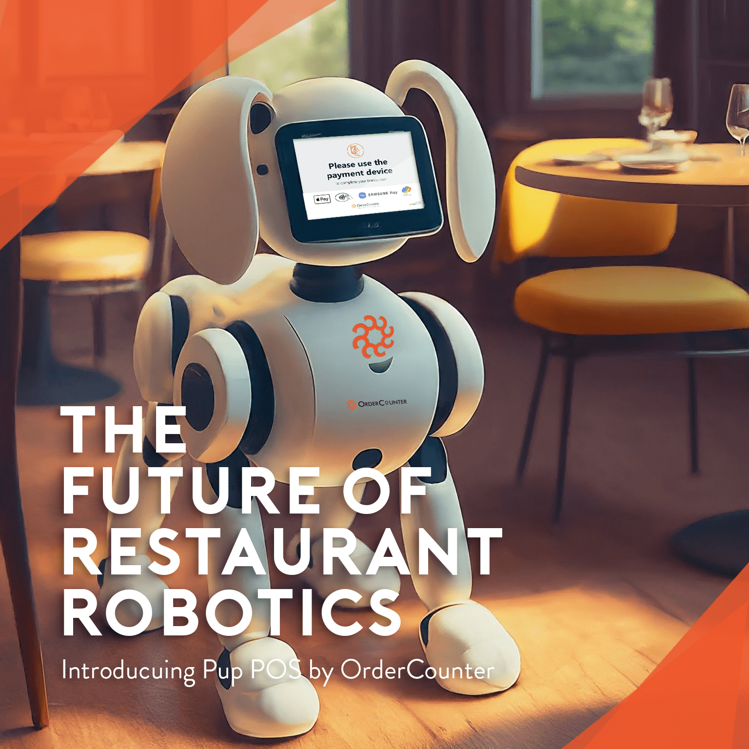 OrderCounter Restaurant Robot Server Pup POS